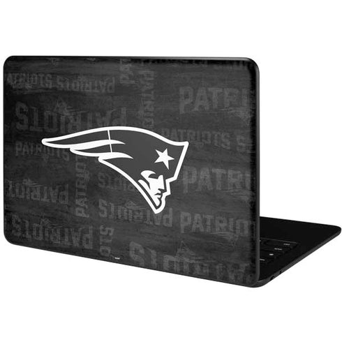 NFL New England Patriots Black & White Google Pixelbook Go Skin